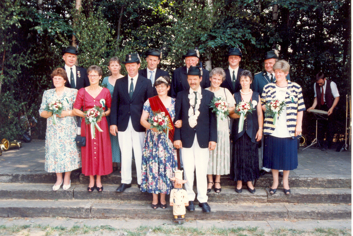 1993: König Bernhard Benneker und Königin Anna Benneker