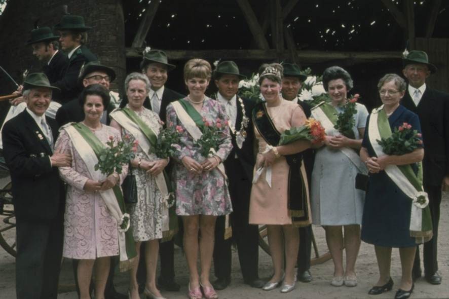 1970: König Heinz Pomberg und Königin Maria Pomberg 