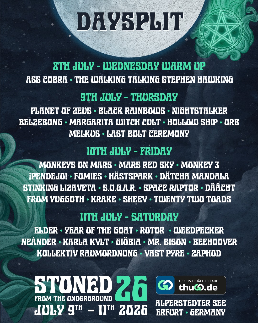 Stoned from the Underground Day Split