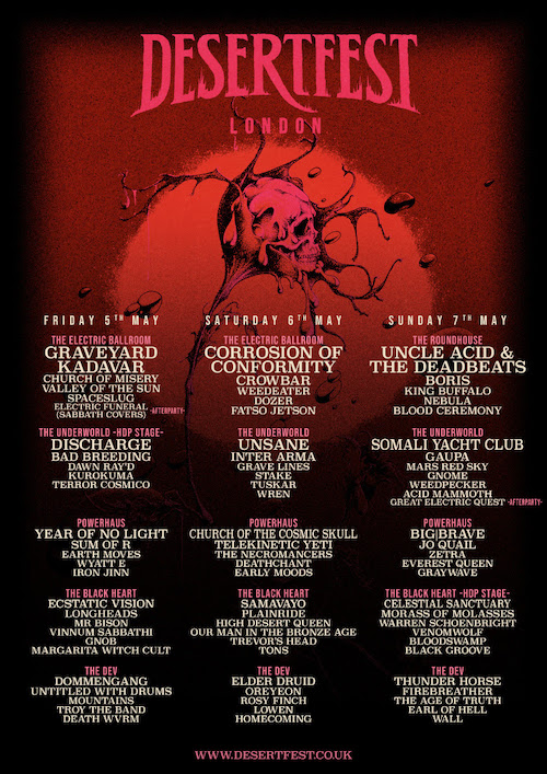 Desertfest London - official press text