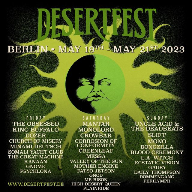 Desertfest Berlin unveiled artwork