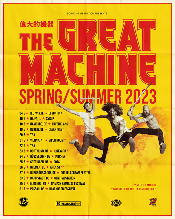 The Great Machine will soon destroy European stages