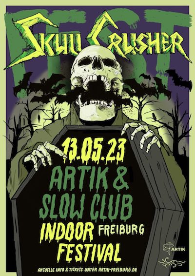 2nd edition of the Skull Crusher Festival in Freiburg (Ger)