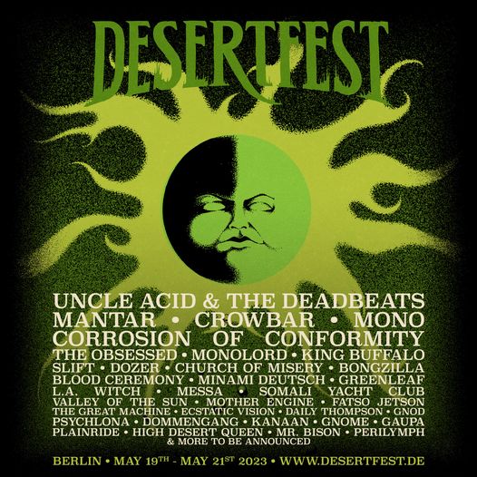 Playlist for Berlin´s edition of this year´s Desertfest