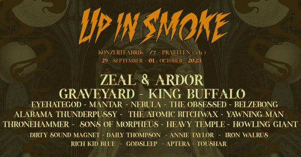 Up in Smoke announces running order and day splits