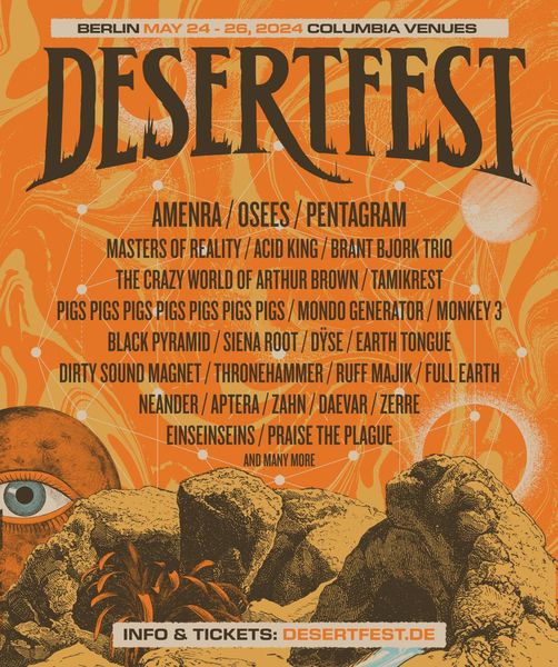 Full line-up, Desertfest Berlin, 2024