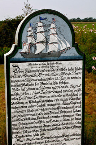 Friedhof in Süderende auf Föhr
