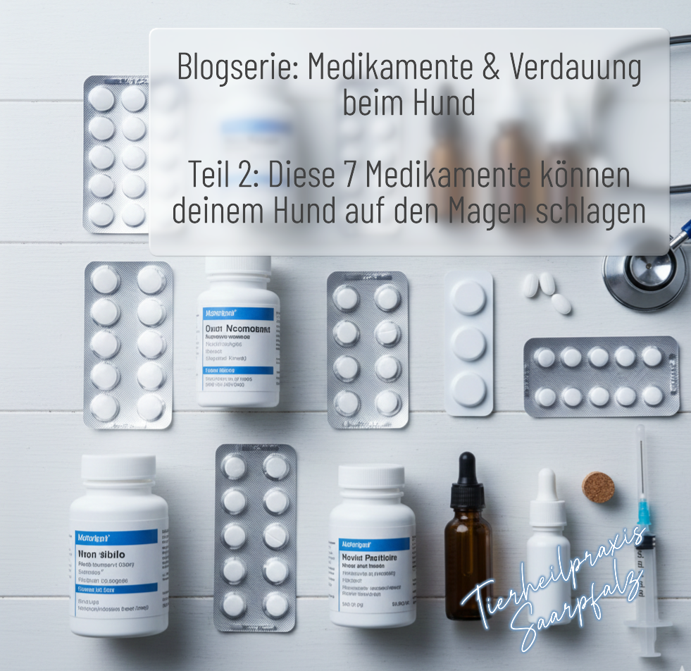 7 Medikamente, die Hunden auf den Magen schlagen | Nebenwirkungen