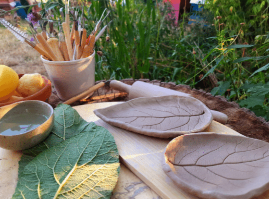 Töpfern in und mit der Natur.