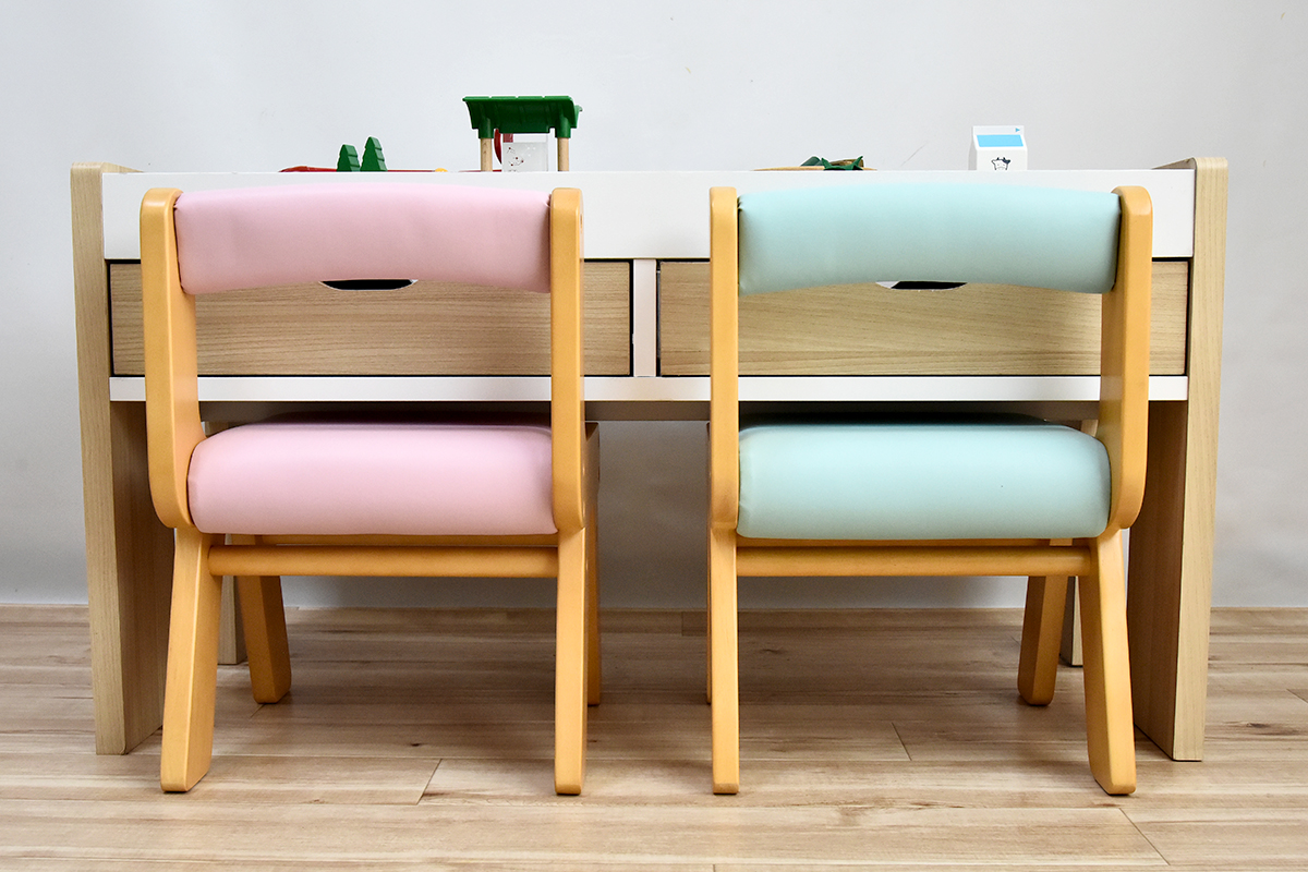 プレイテーブル（幅85cm） 収納付き - 子ども用家具Kidzoo(キッズー