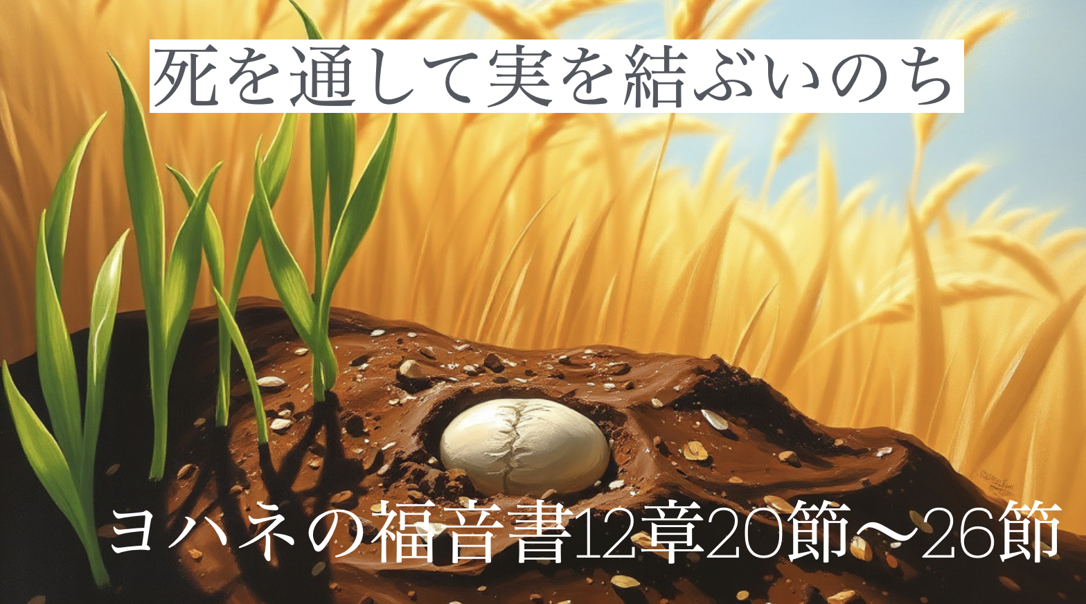 死を通して実を結ぶいのち