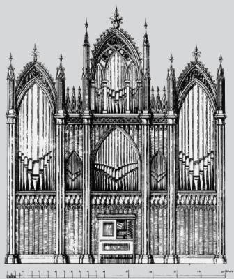 Perleberg/Prignitz, Johann Friedrich Turley, 1831 (Riss)