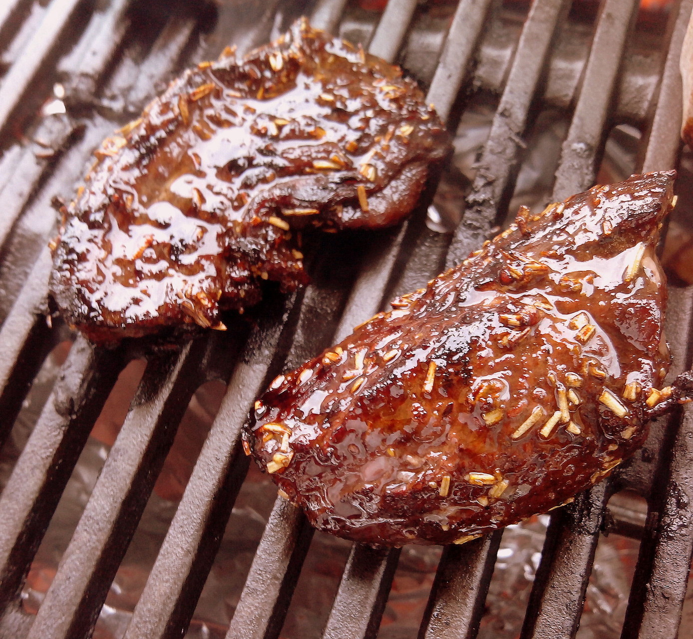 Mariniertes Känguru Steak