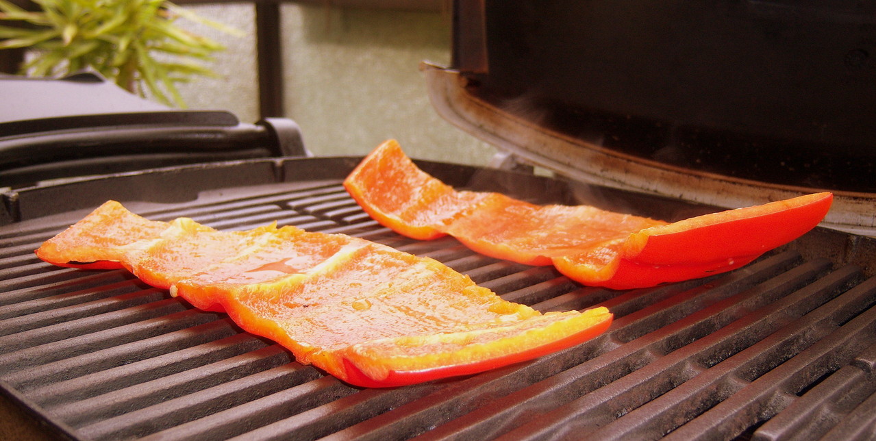 Gegrillte Paprika