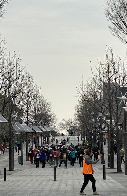 お台場を8時出発！