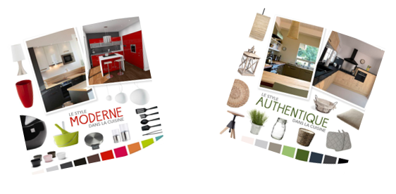 Planche tendance cuisine équipée moderne ou contemporaine - Cuisines CHC - 76520 Franqueville Saint Pierre 