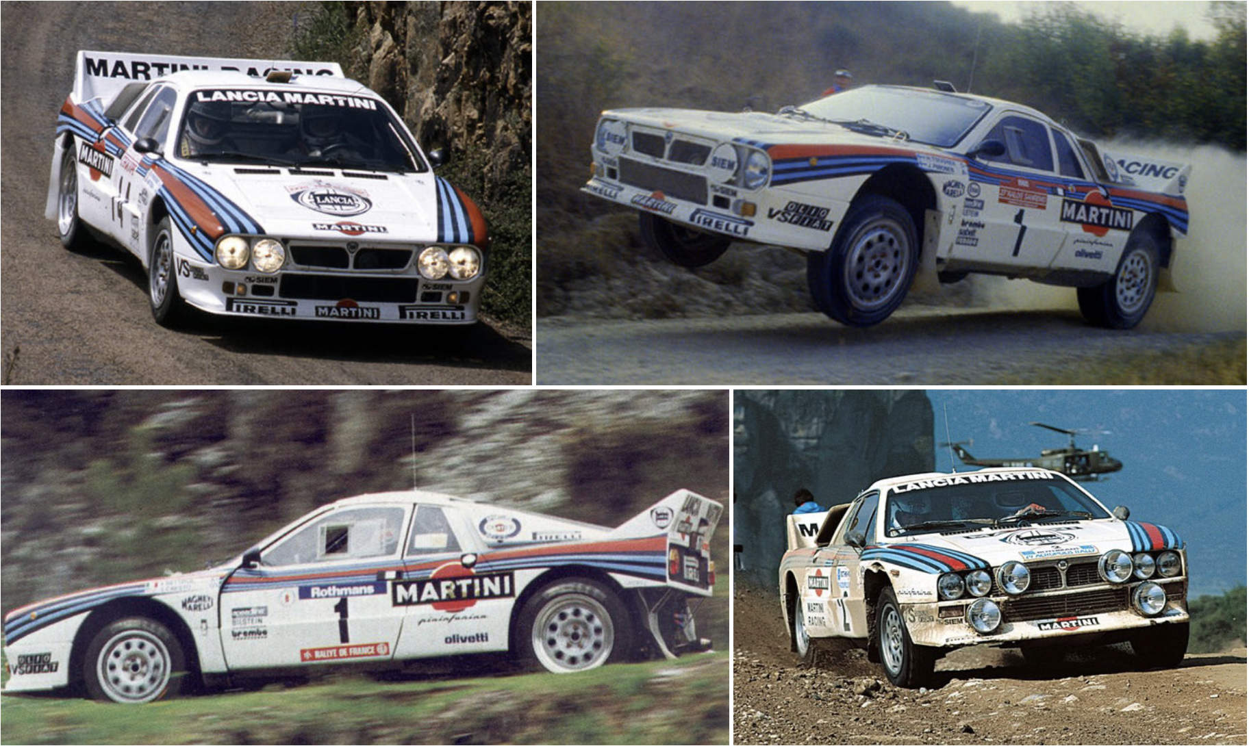 Decal Rally Tour de Corse  1982 LANCIA RALLY 037 MARTINI 