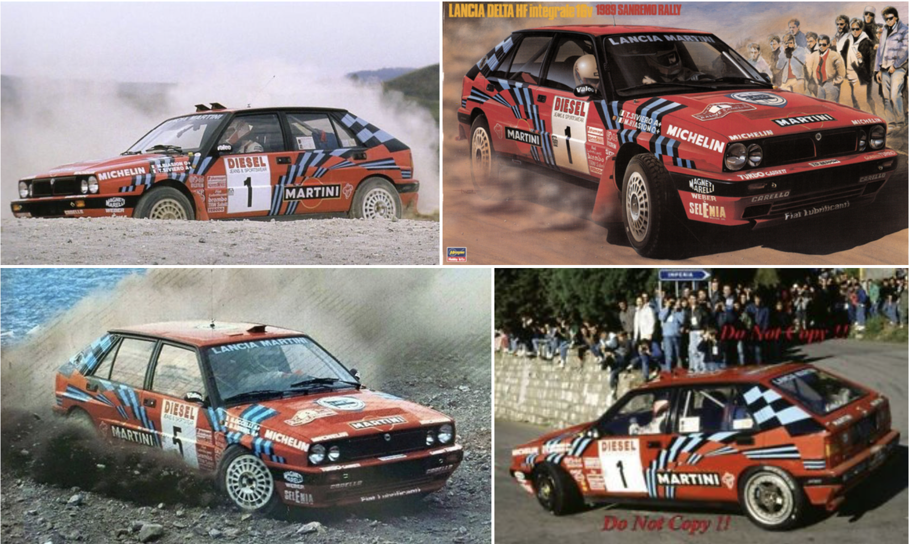 Lancia Delta Integrale HF 16v red MARTINI Sanremo '89 Lancia Delta Integrale HF 16v red MARTINI Sanremo '89