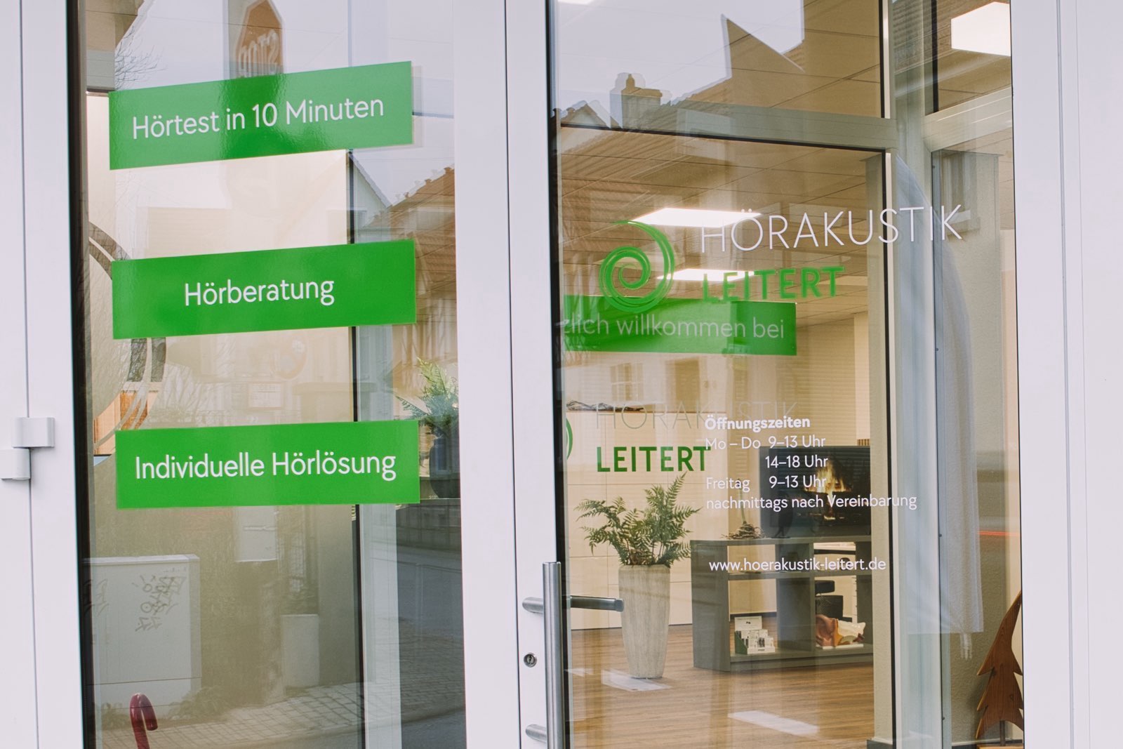 Eingangsbereich vom Hörgeräteakustiker