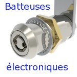 Serrures batteuses électroniques