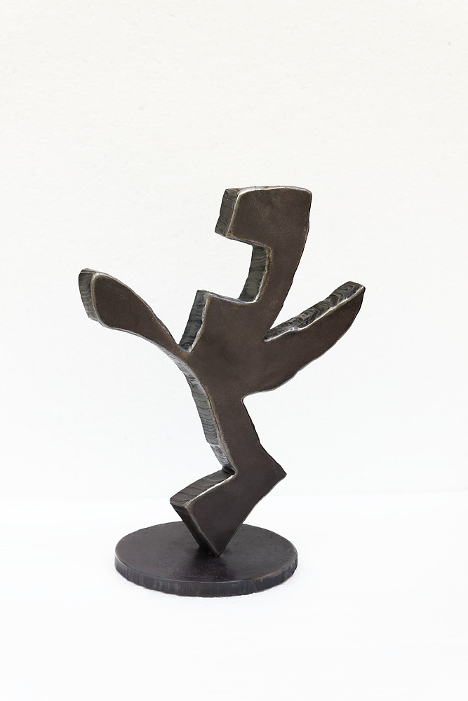 Sculpture en acier de forte épaisseur