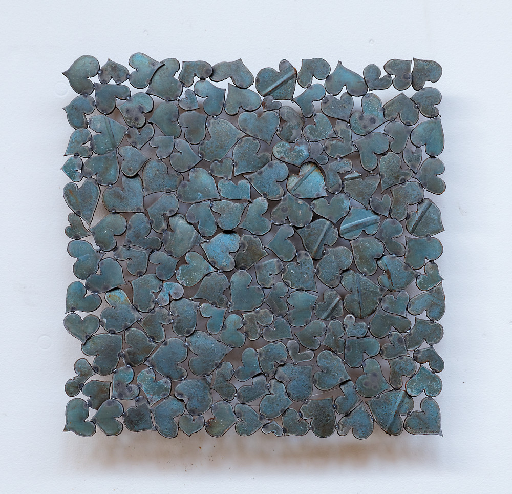 Et la tendresse ? Bordel ! (52x52x5 cm)  ©Michel LAURENT