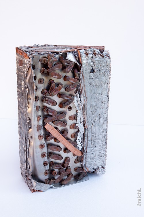 Transfer III / Aluminium et cuivre /   © Michel LAURENT / MichL