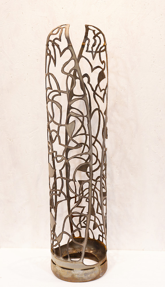 Bouteille de gaz sculptée
