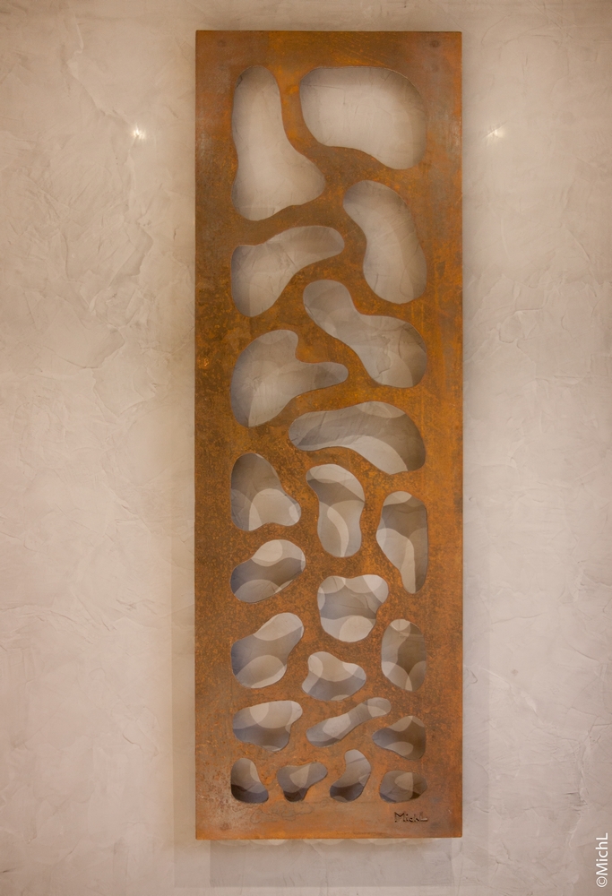 Chorégraphie végétale / Acier rouillé (60 x 180 cm)  © Michel LAURENT (MichL)