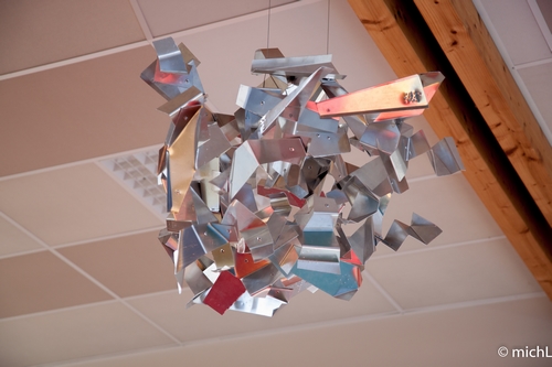 Sculpture en aluminium