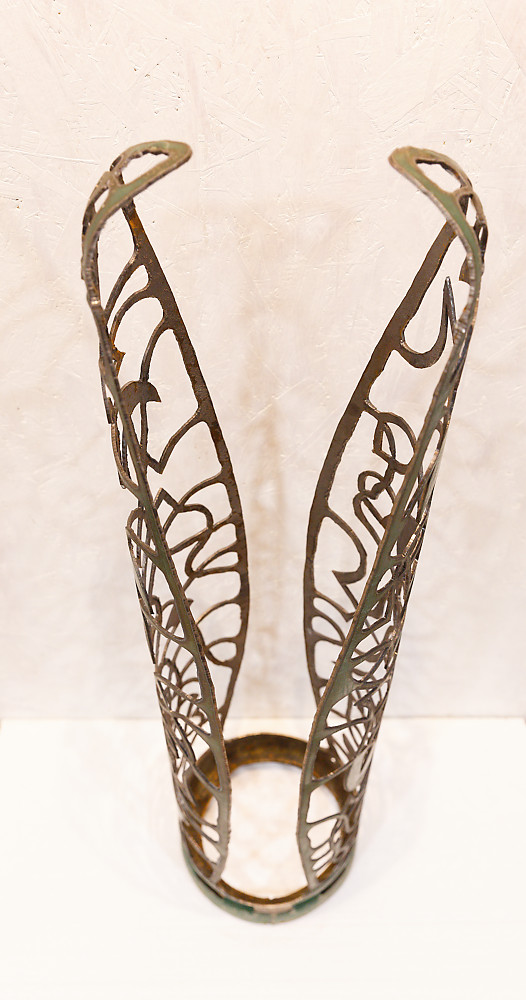 Bouteille de gaz sculptée