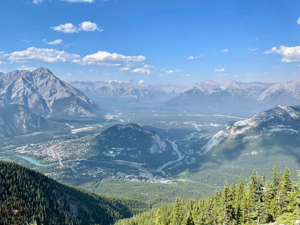 View of Banff, Alberta Canada