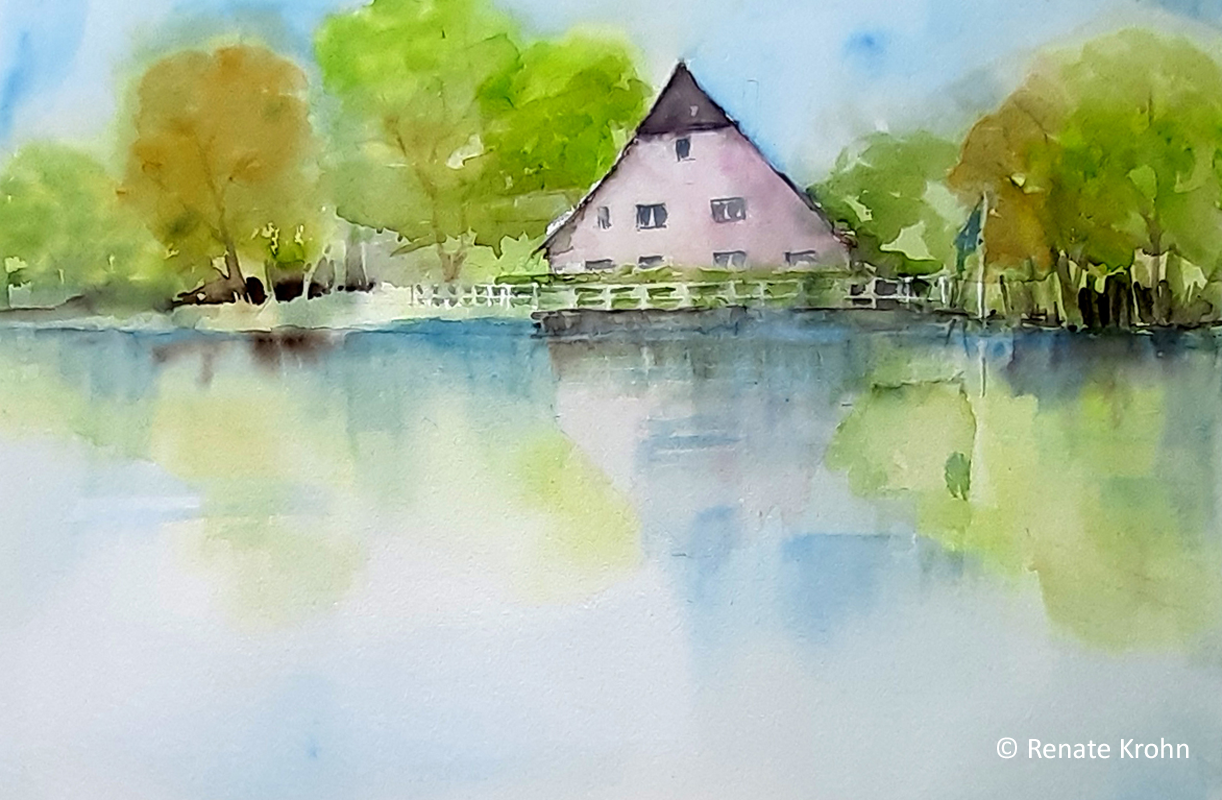 2020 Oktober Rothenhusen  Aquarell Renate Krohn
