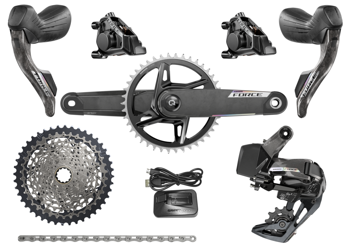 Sram Force AXS 2024 XPLR Powermeter Gruppe, D2 1x12-fach - Dein