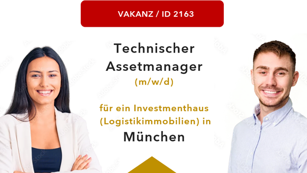 Besetzt: Technischer Asset Manager (m/w/d) - München