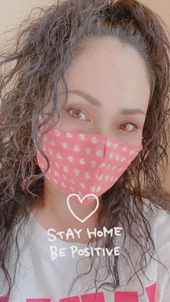 買ってくれた方からの写真(掲載了承済み)。 オシャレに楽しもう!てコンセプトを体現して下さった。可愛い