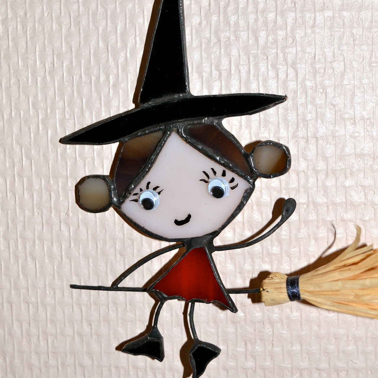 Sorcière en Tiffany (14x11 cm)