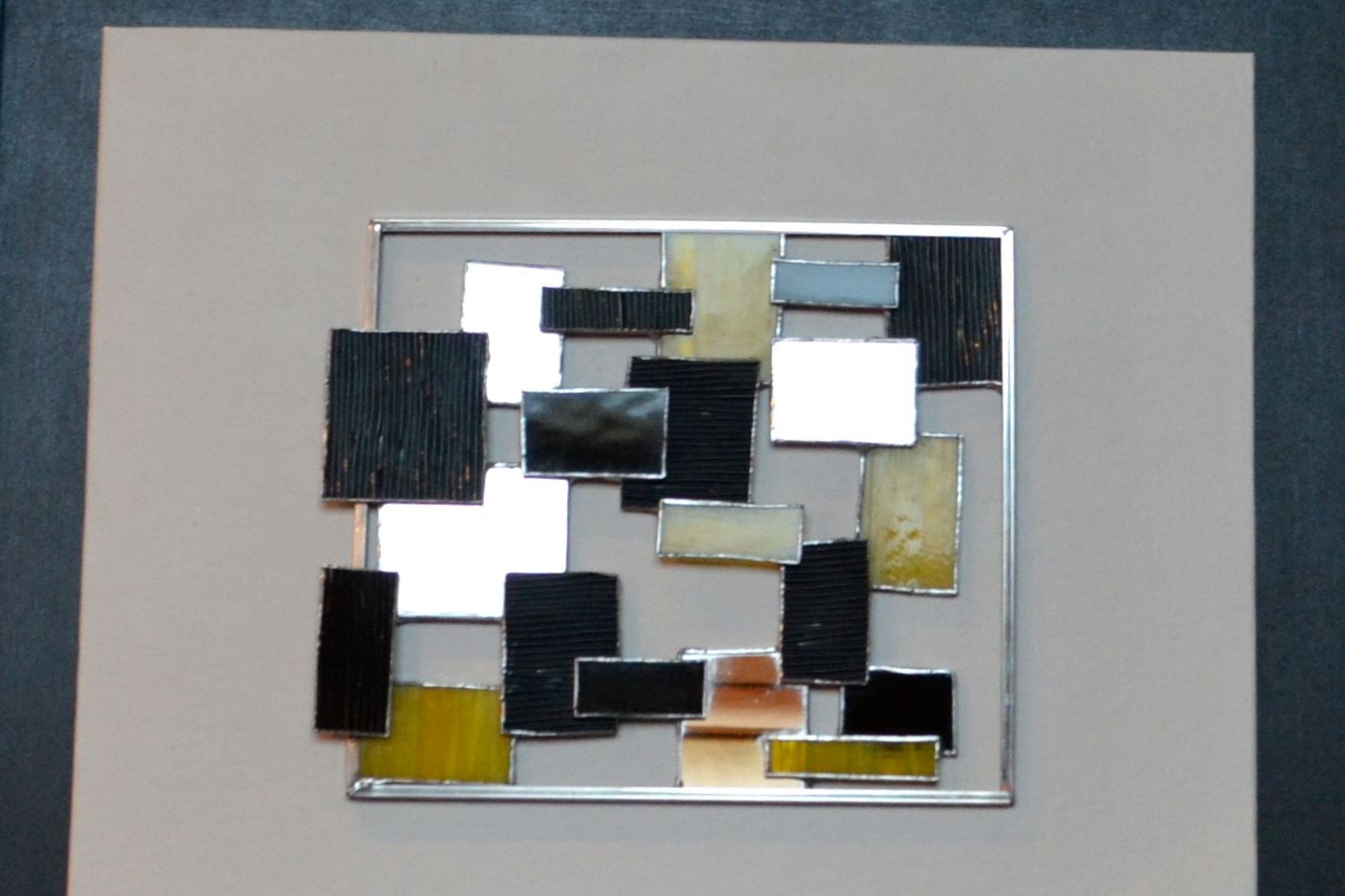 Tableau avec Tiffany (détail)
