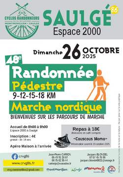 Randonnée pédestre & nordique à Saulgé