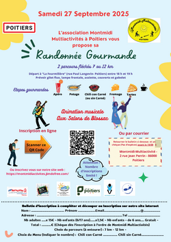 Randonnée Gourmande à Poitiers