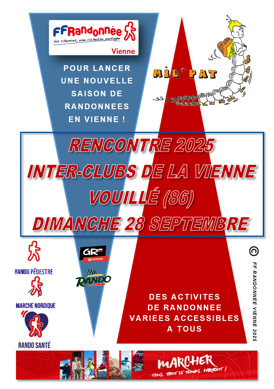 INTER-CLUBS DE LA VIENNE DIMANCHE 28 SEPTEMBRE