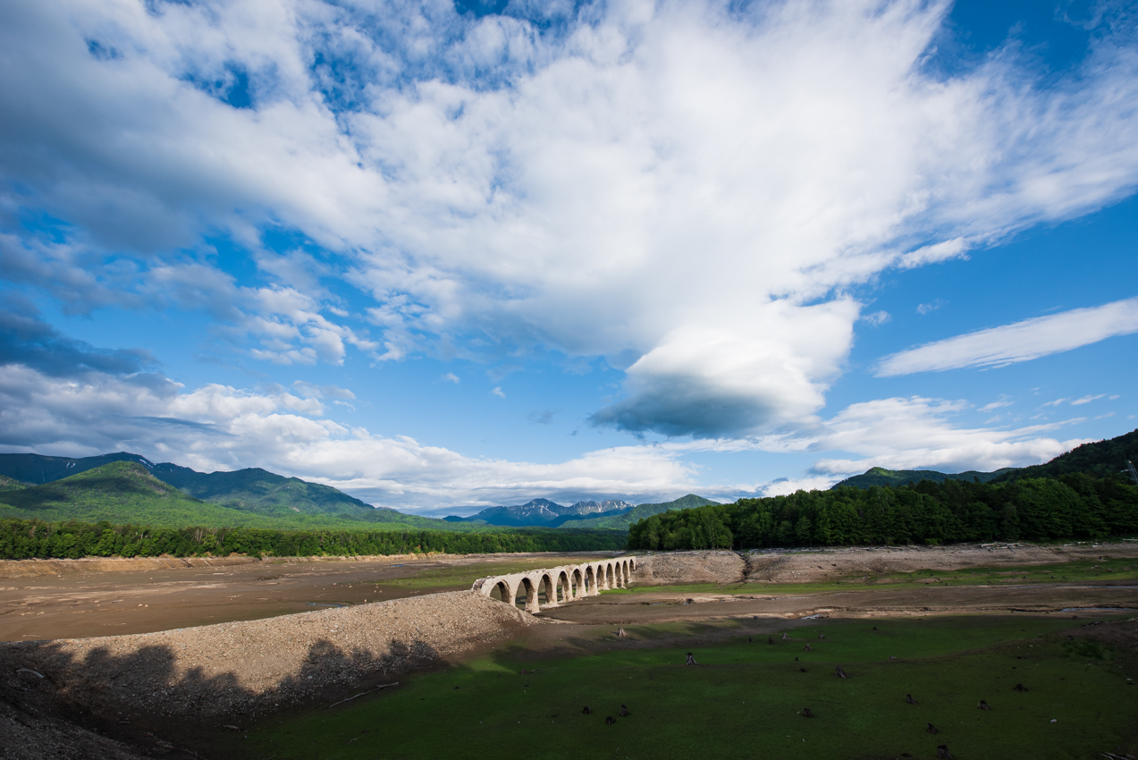 2019.6.18 北海道上士幌町 糠平湖 タウシュベツ川橋梁