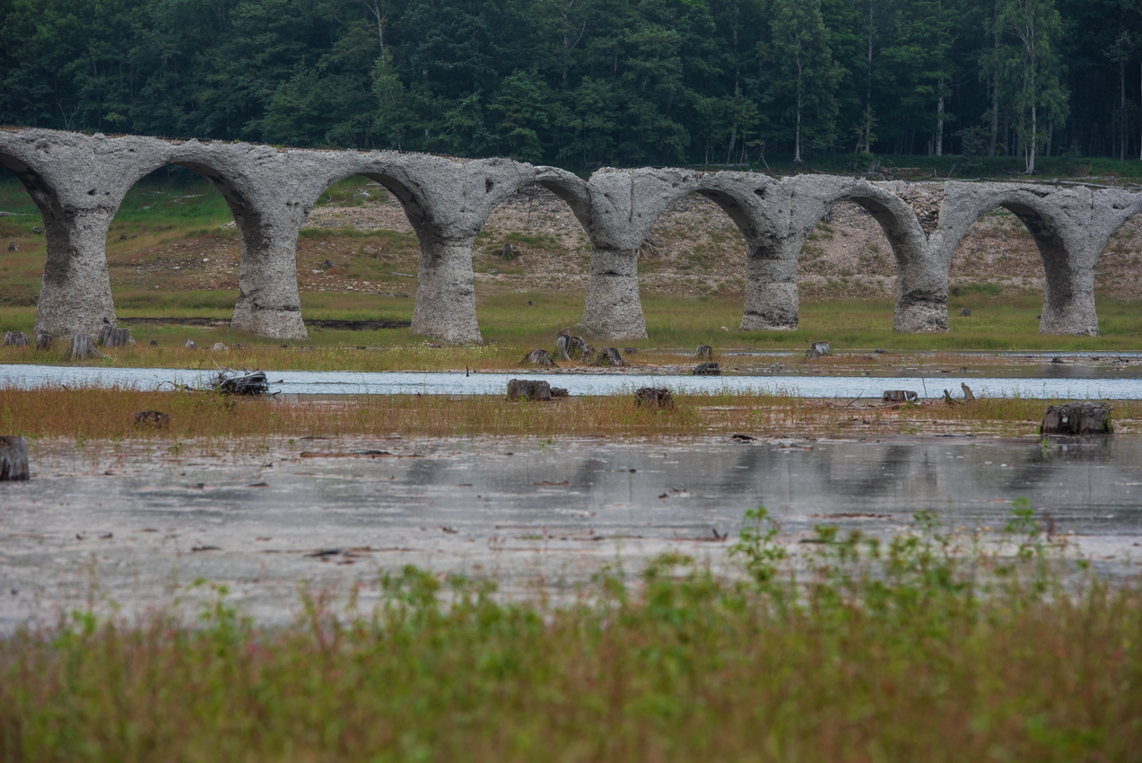 2019. 8.24 北海道上士幌町 糠平湖 タウシュベツ川橋梁