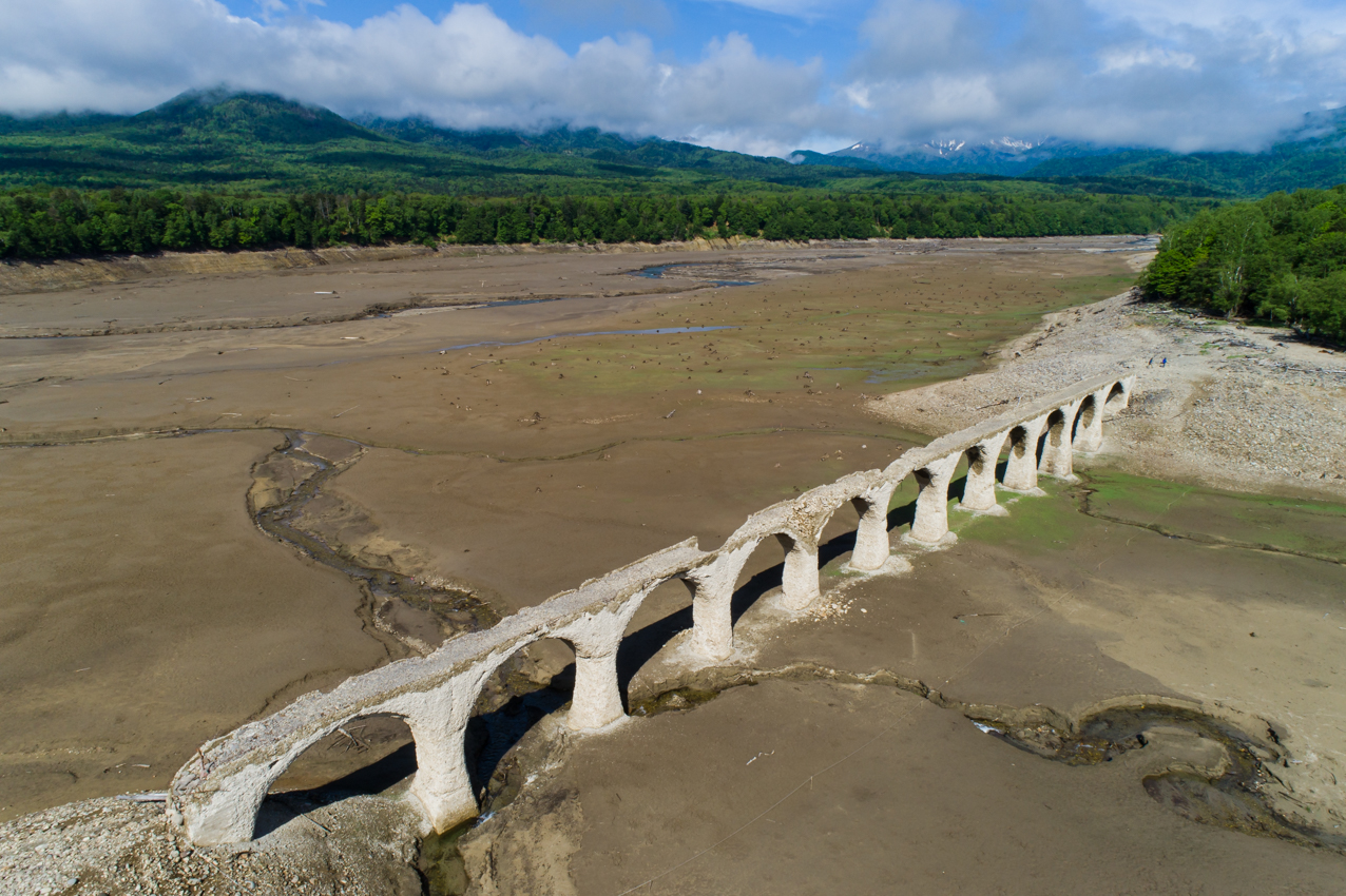 2019.6.6 北海道上士幌町糠平 タウシュベツ川橋梁