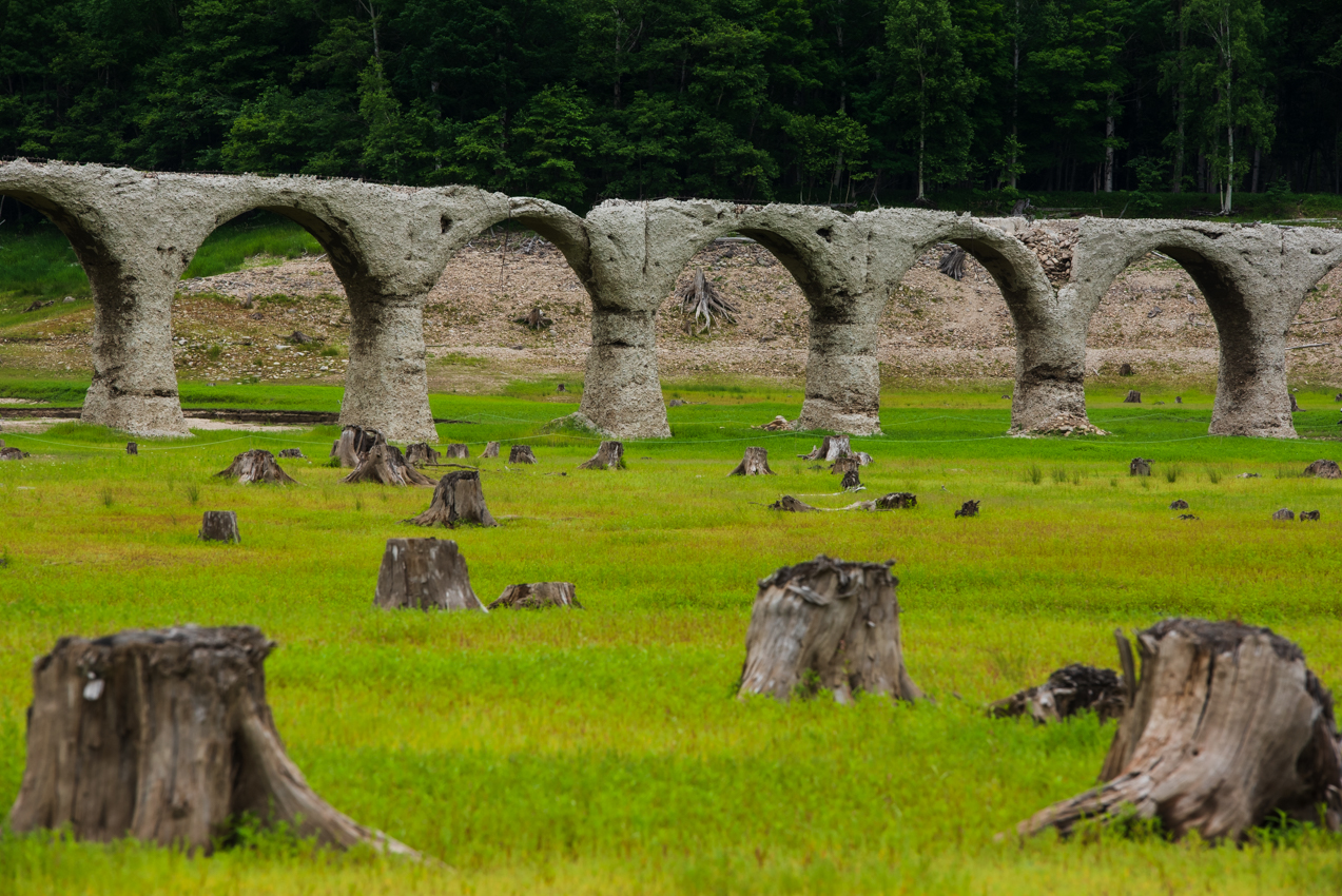 2019.7.18 北海道上士幌町 糠平湖 タウシュベツ川橋梁