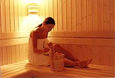 hauseigene Sauna