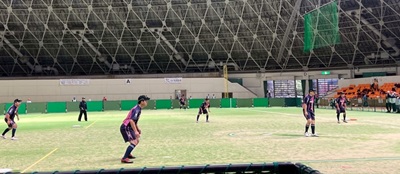 試合中の風景