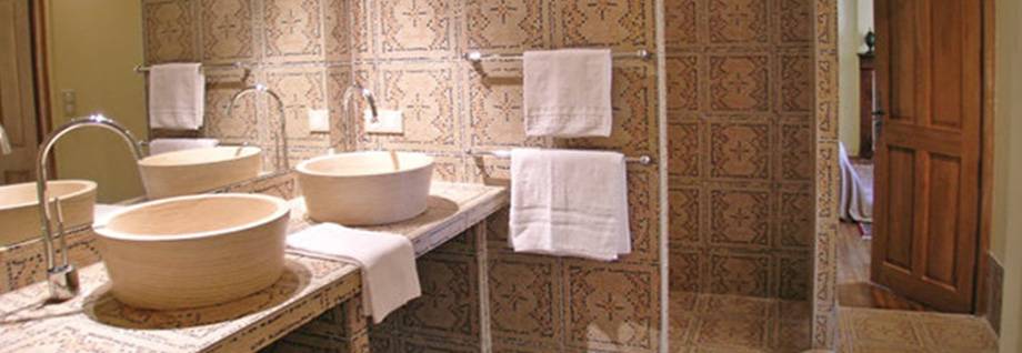 La première salle de douche-the first shower room