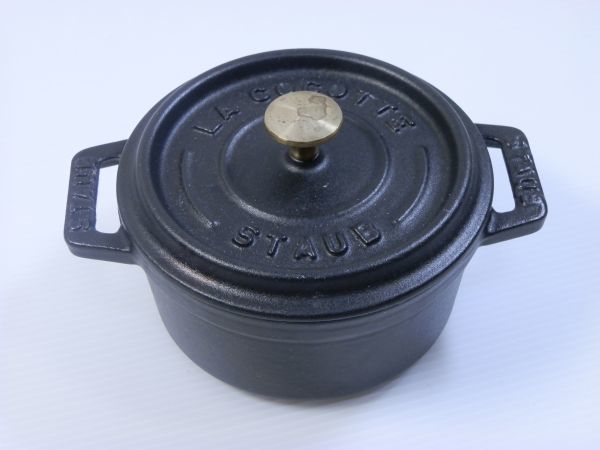 【調理器具買取】STAUB ストウブ ミニココット １０　ブラック/川崎市中原区