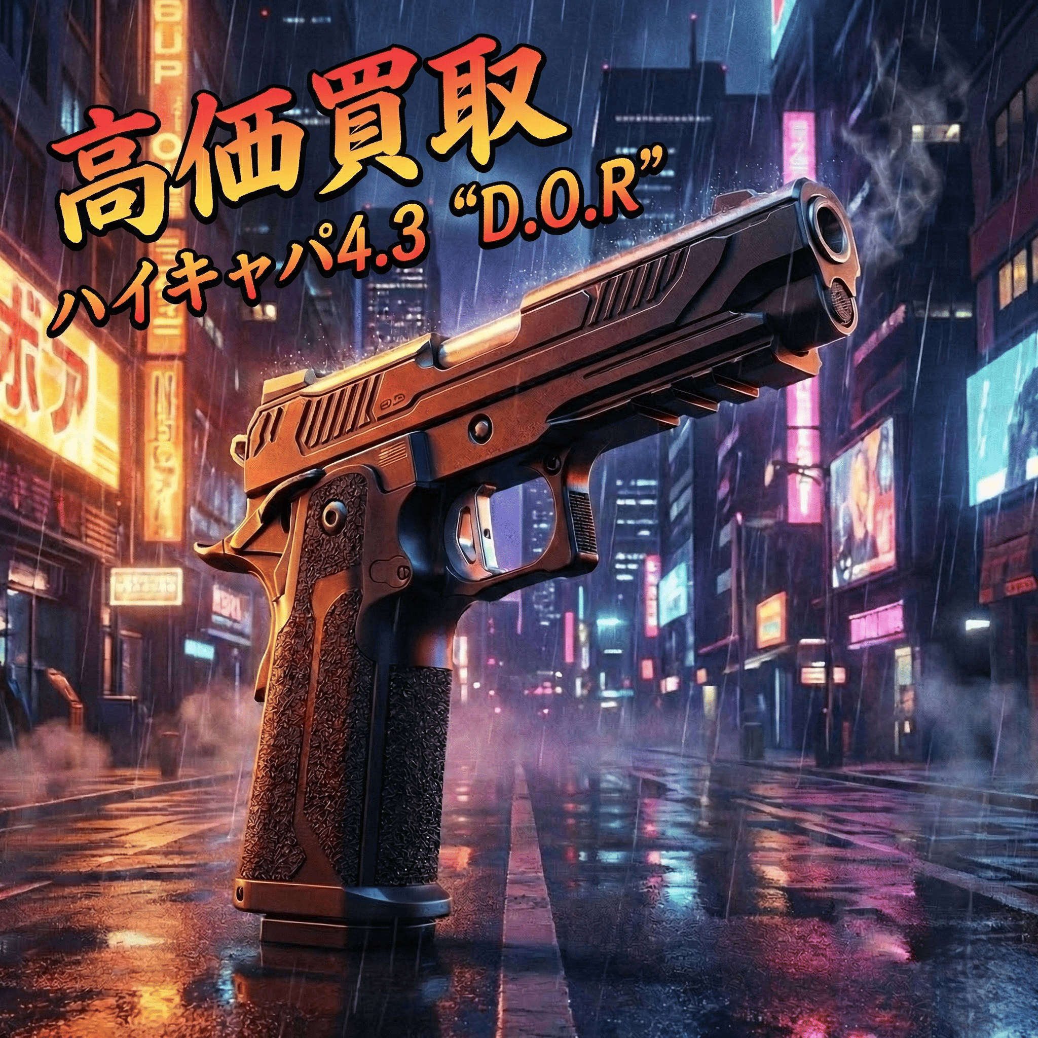 マイクロプロサイトが搭載可能な、ハイキャパ4.3の“D.O.R”モデル